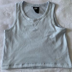 Nike baby blue athletic top